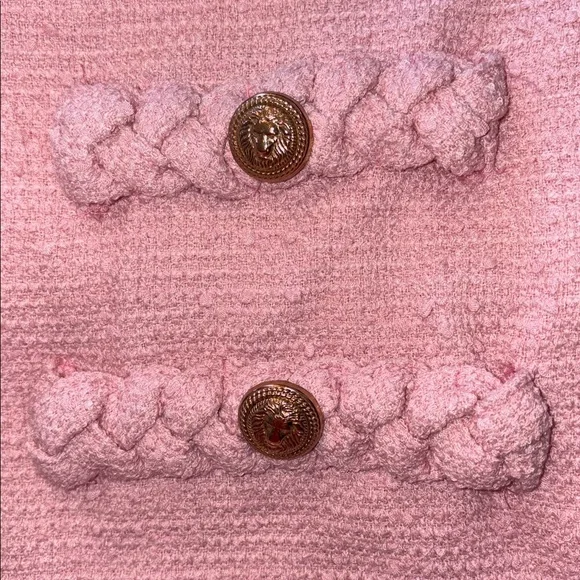 Tuckernuck Blossom Pink Tweed Jackie Dress Size XXL NWT - Picture 8 of 11